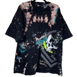 Metal Mulisha Heavy Cotton Hand Reverse Tye-Dye Custom Moto Motorsports Mens XXL